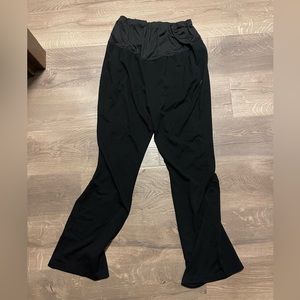 Labor of Love, full panel black maternity pants, XL